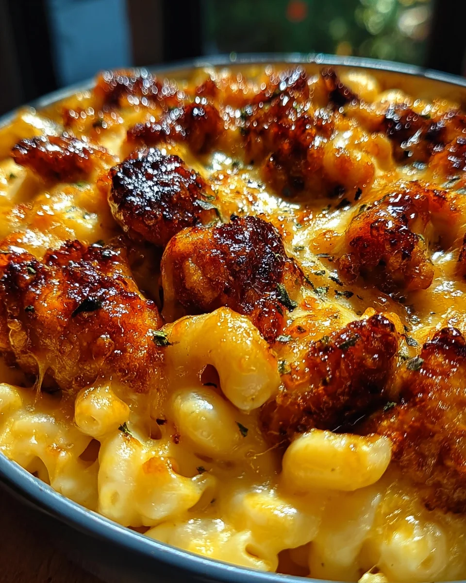 Creamy Honey Pepper Chicken Mac and Cheese Delight