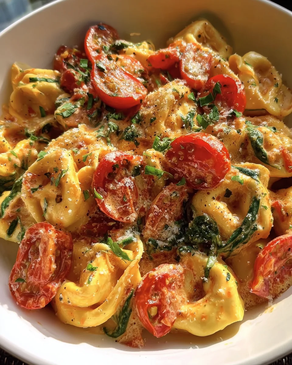 Creamy Tortellini with Tomatoes 21 Creamy