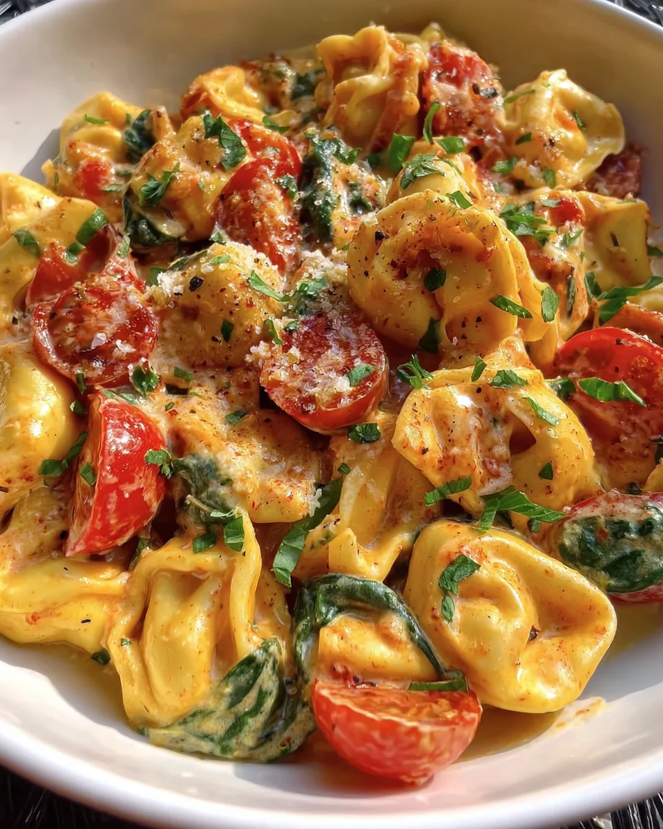 Creamy Tortellini with Tomatoes 22 Creamy