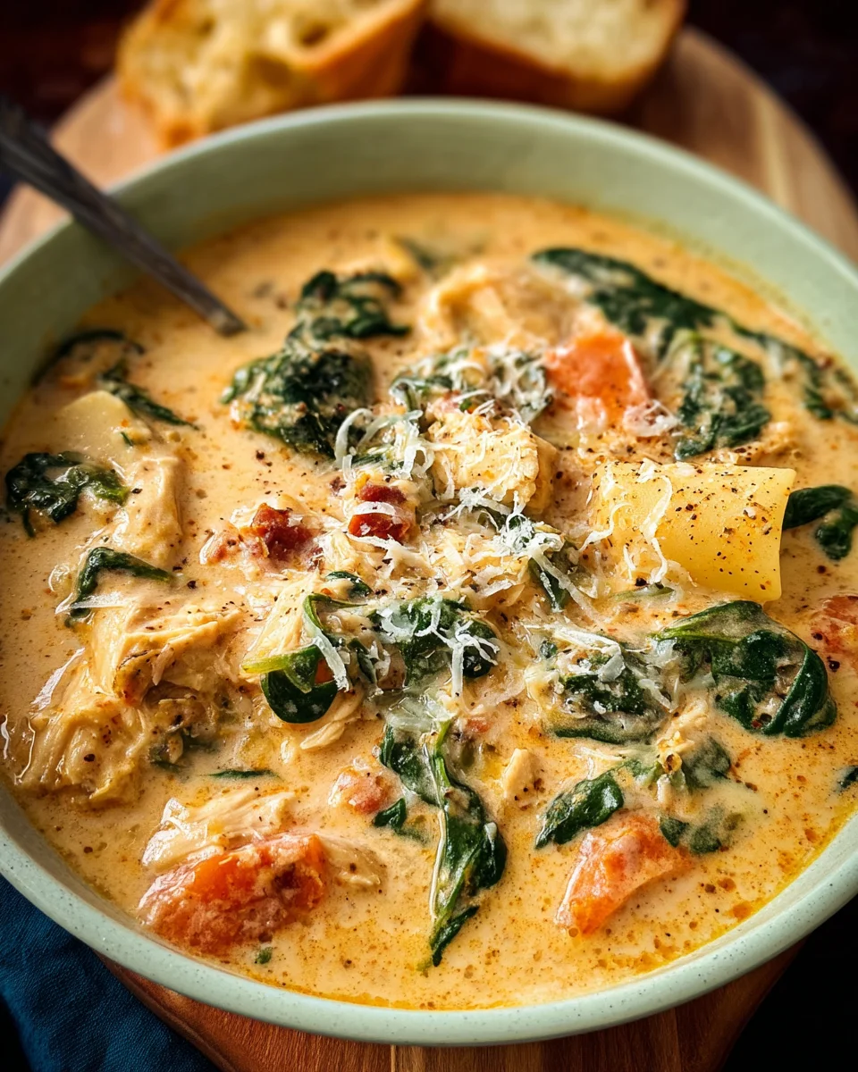 Creamy Tuscan Chicken Soup