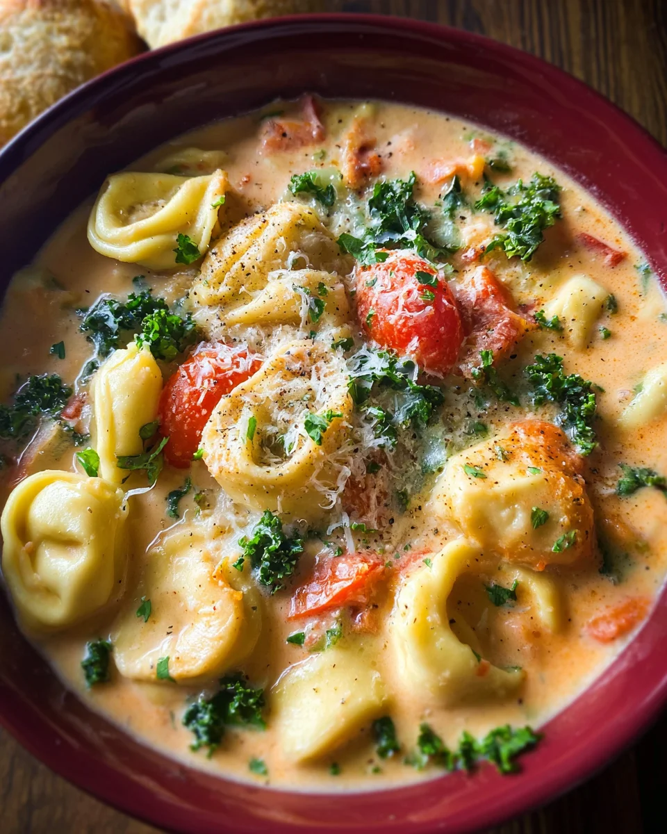 Creamy Tuscan Tortellini Soup 24 Creamy