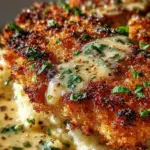 Crispy Parmesan Chicken with a Rich Garlic Sauce 23 Crispy Parmesan Chicken with a Rich Garlic Sauce