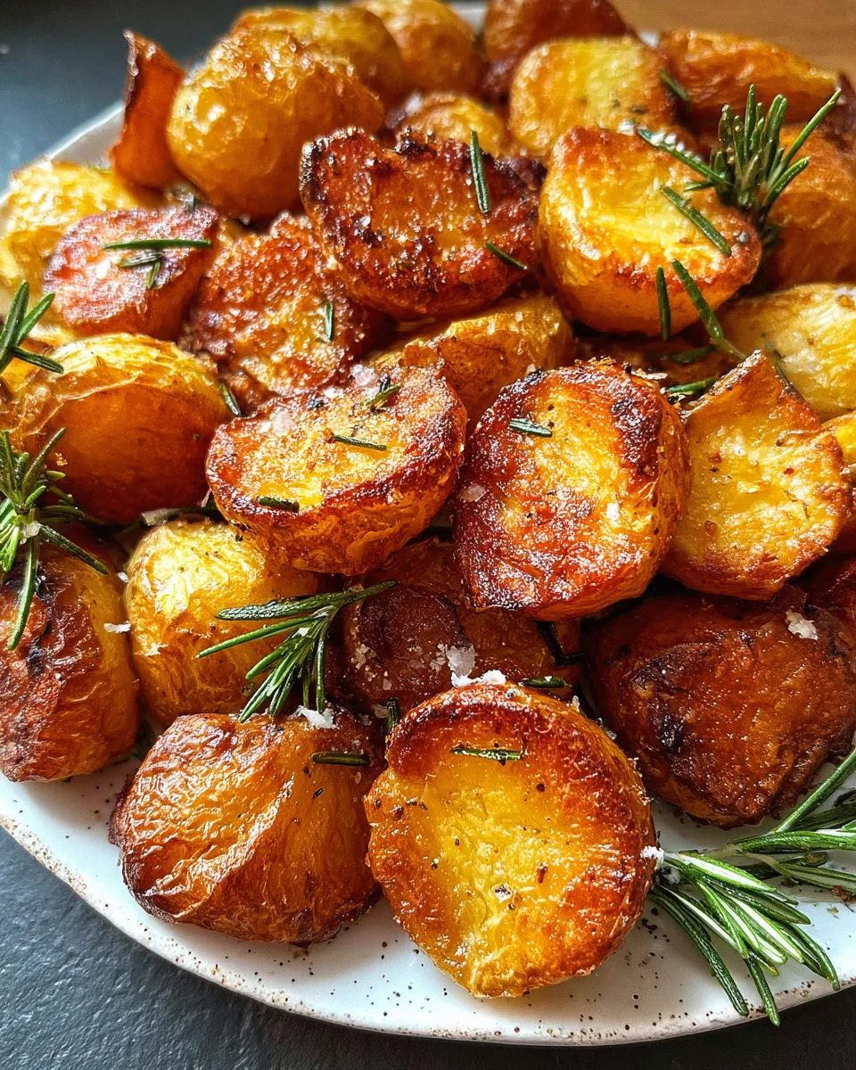 Crispy Roast Potatoes with Rosemary and Garlic - Whole30