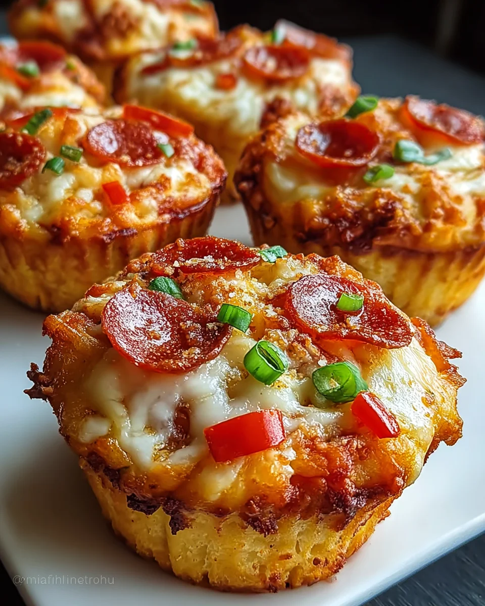 Deep Dish Pizza Cupcakes