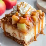 Easy Caramel Apple Cheesecake Bars
