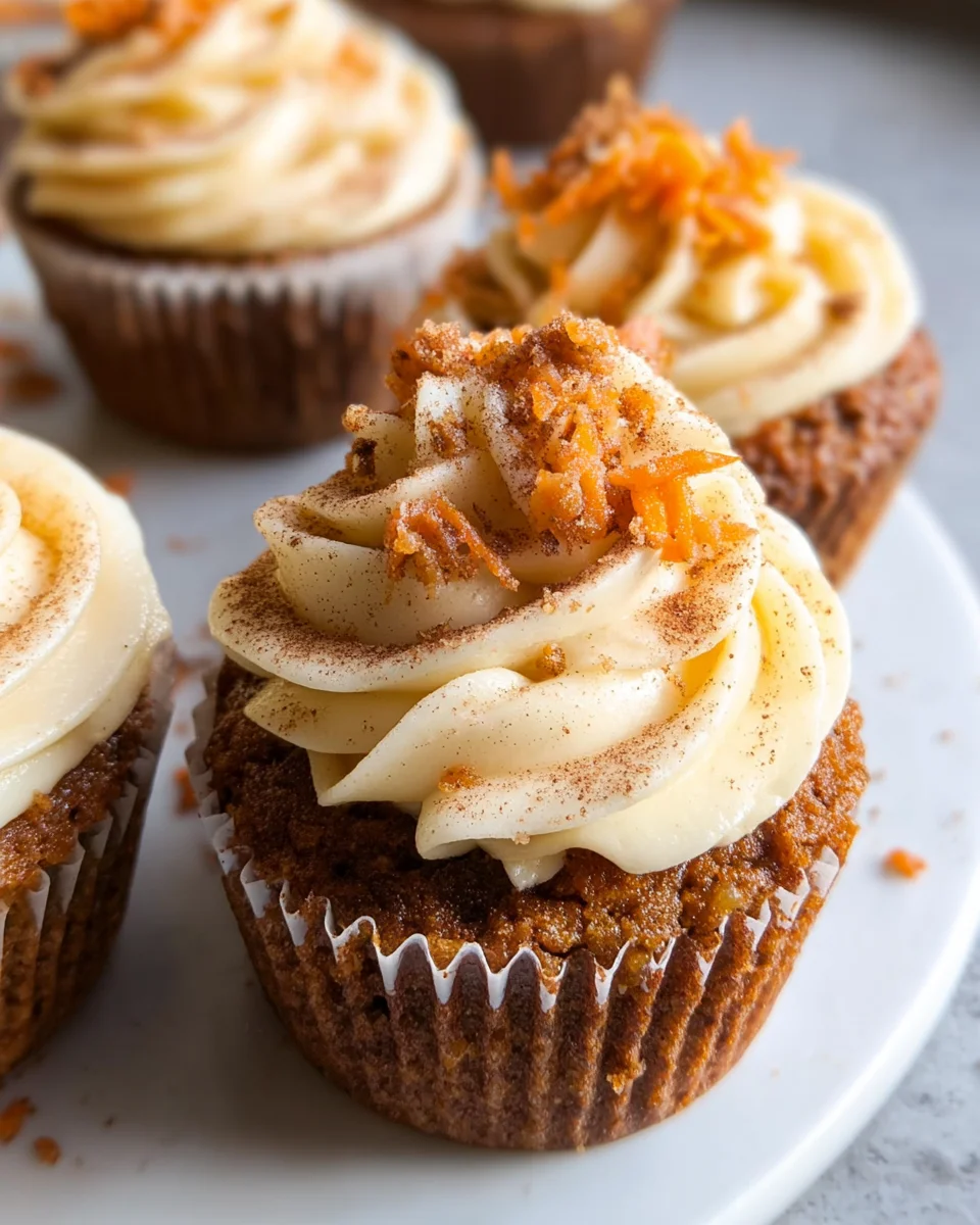 Easy Carrot Cake Cupcakes
