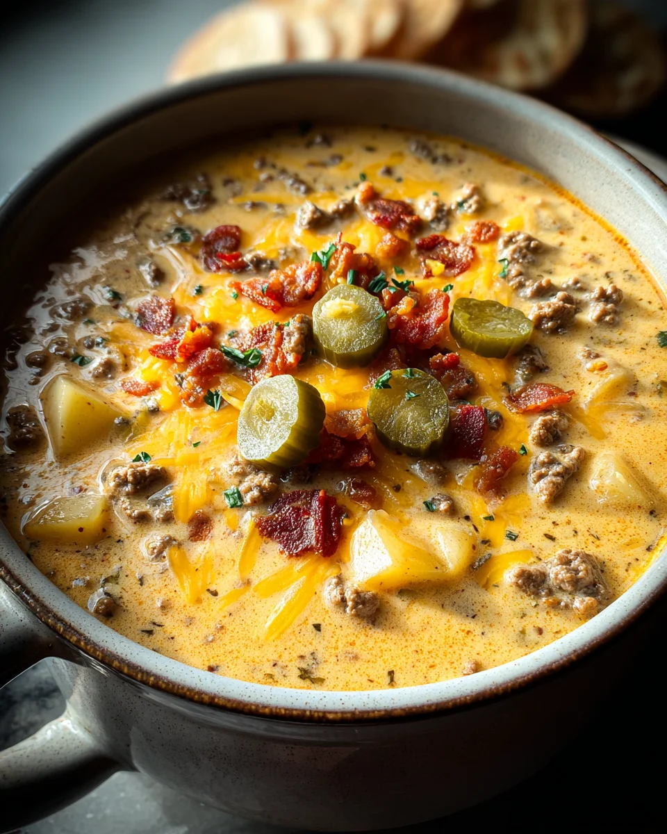 Easy Cheeseburger Soup 26 Easy