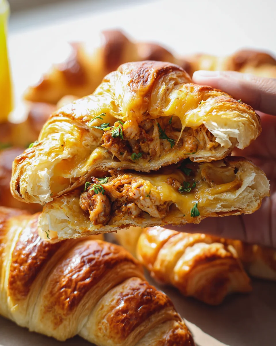 Easy Cheesy Chicken-Filled Crescents