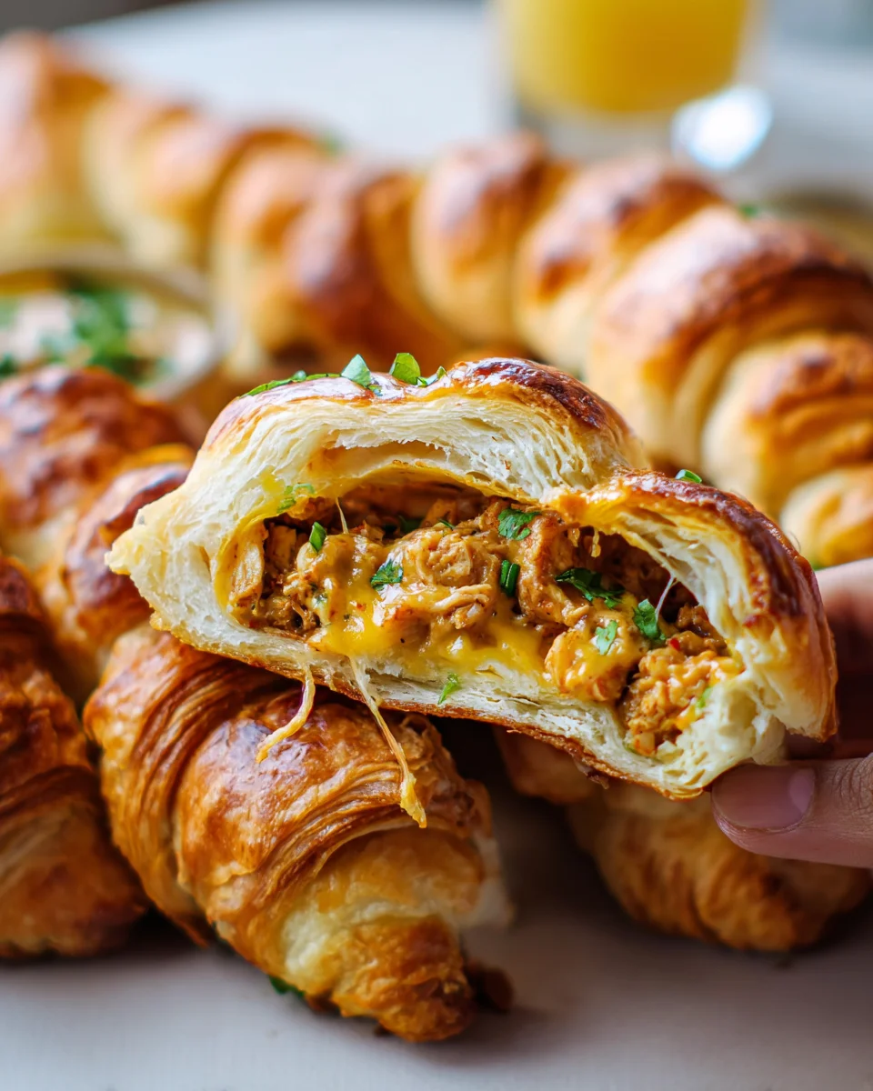 Easy Cheesy Chicken-Filled Crescents 34 Easy