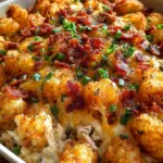 Easy Chicken Bacon Ranch Tater Tot Casserole 22 Easy Chicken Bacon Ranch Tater Tot Casserole