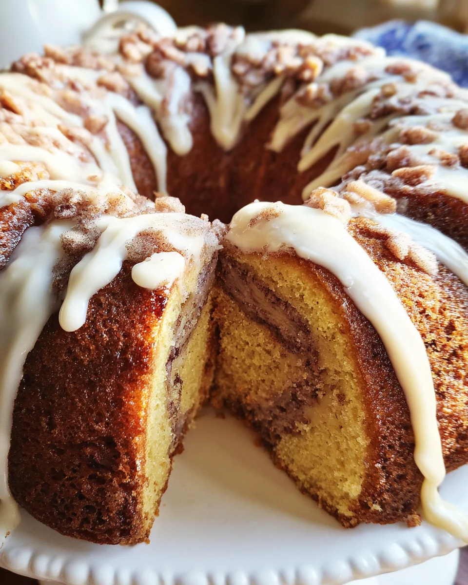 Easy Cinnamon Roll Bundt Cake