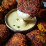 Easy Lentil Patties (with Lemon Tahini Dip)