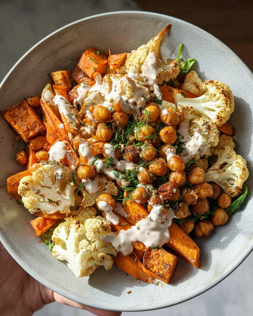 Easy Nourish Bowl Recipe with Tahini Yogurt Dressing 25 Easy