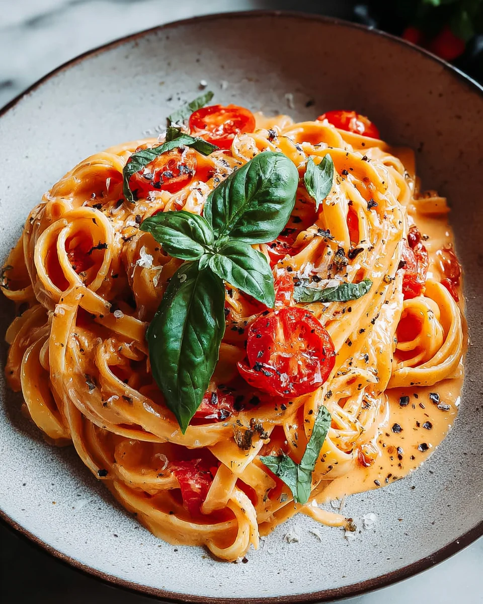 Easy One Pot Creamy Tomato Pasta 19 Easy