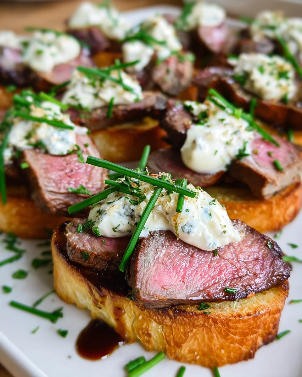 Easy Steak Crostini (with Horseradish Sauce) 17 Easy