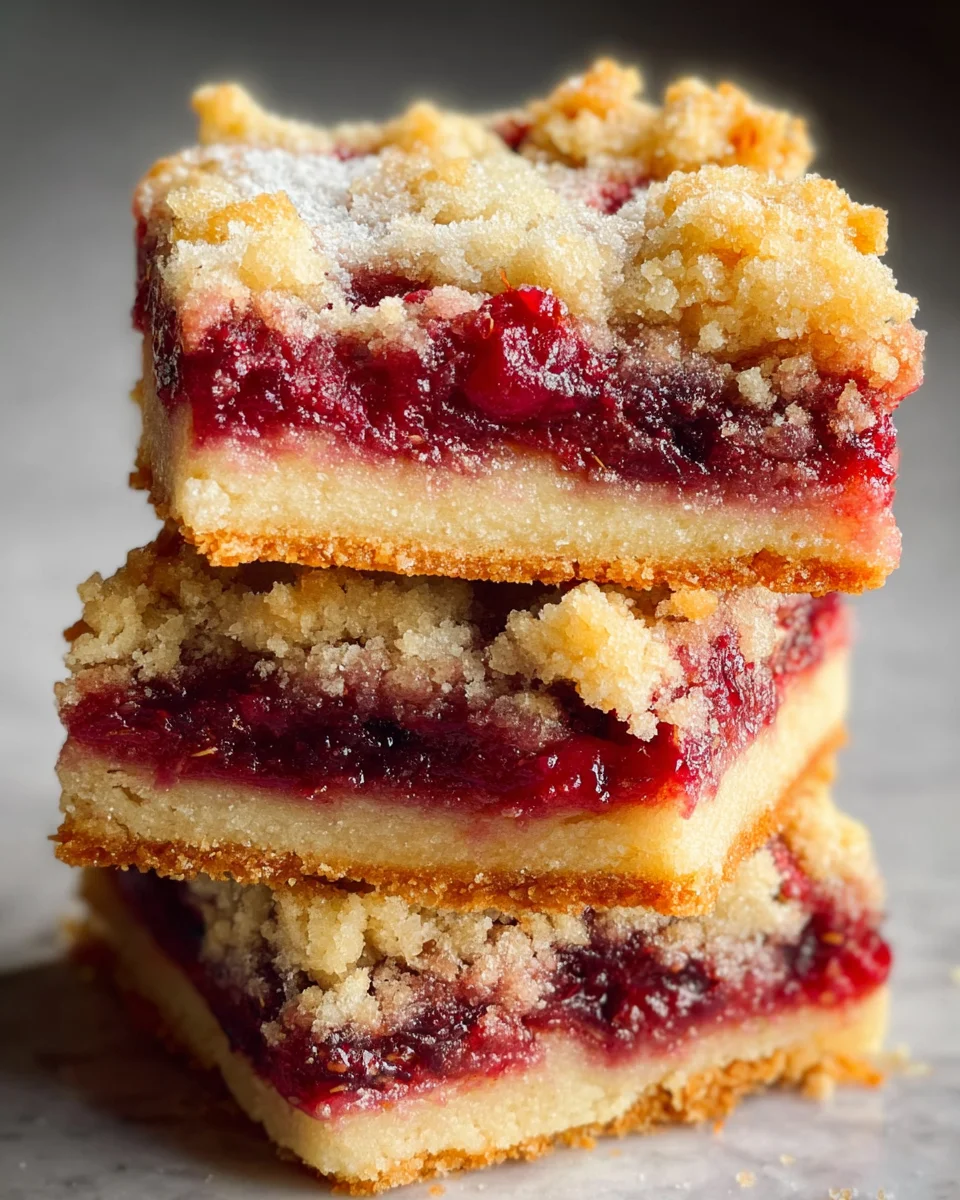 Fabulous Five Ingredient Raspberry Bars
