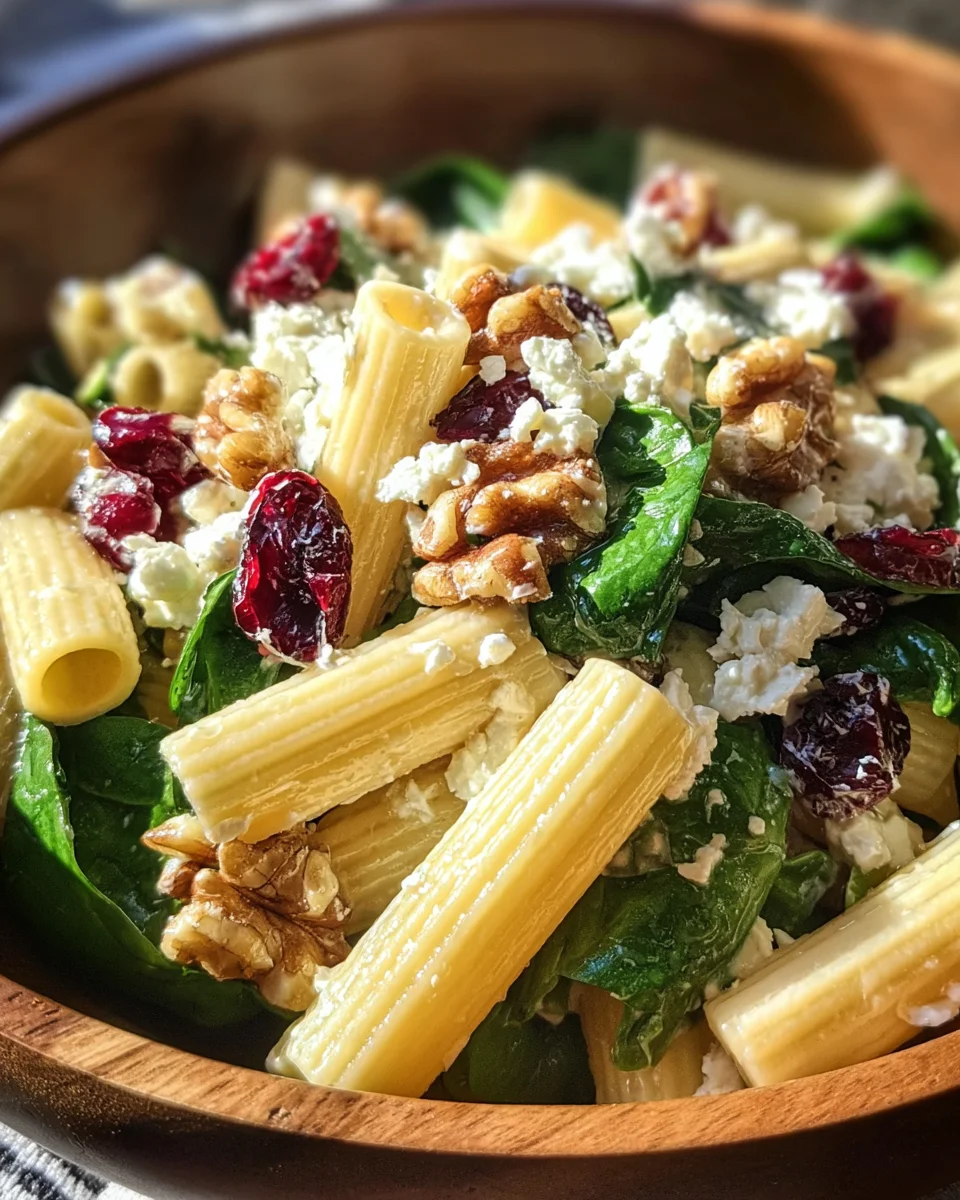 Feta & Cranberry Rigatoni Salad with Lemon Vinaigrette 21 Feta
