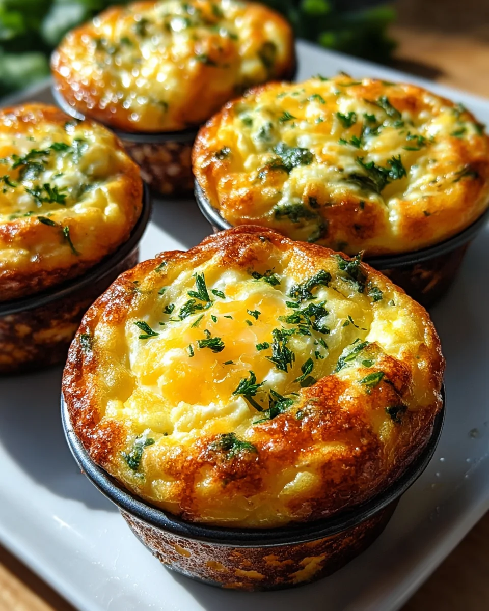 Fluffy Cottage Cheese Egg Muffins