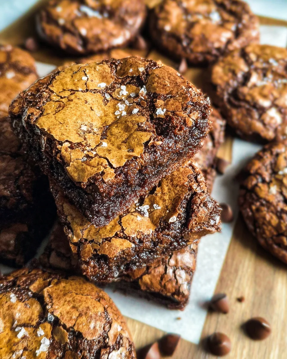 Fudgy Chewy Browkies (Brookies)