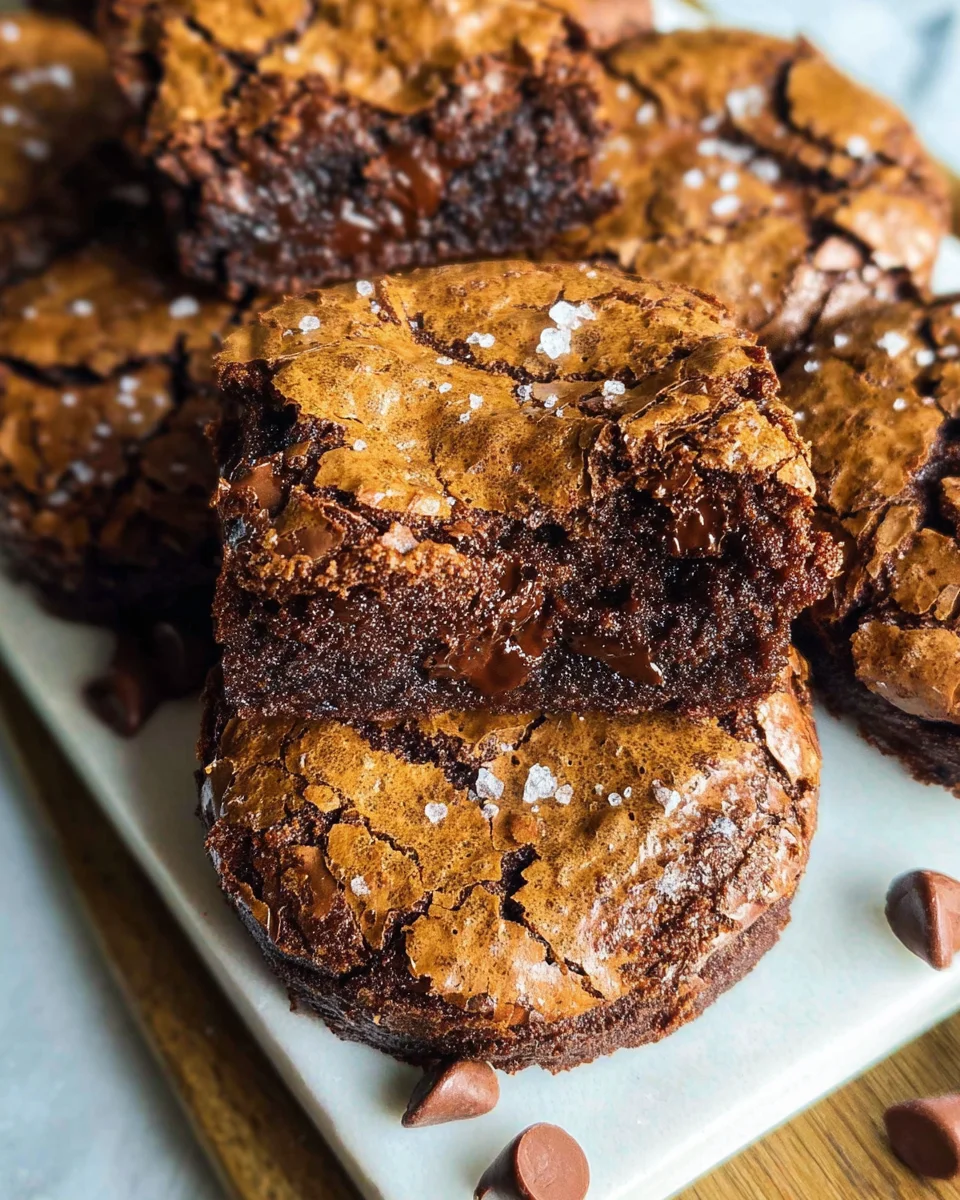 Fudgy Chewy Browkies (Brookies) 20 Fudgy