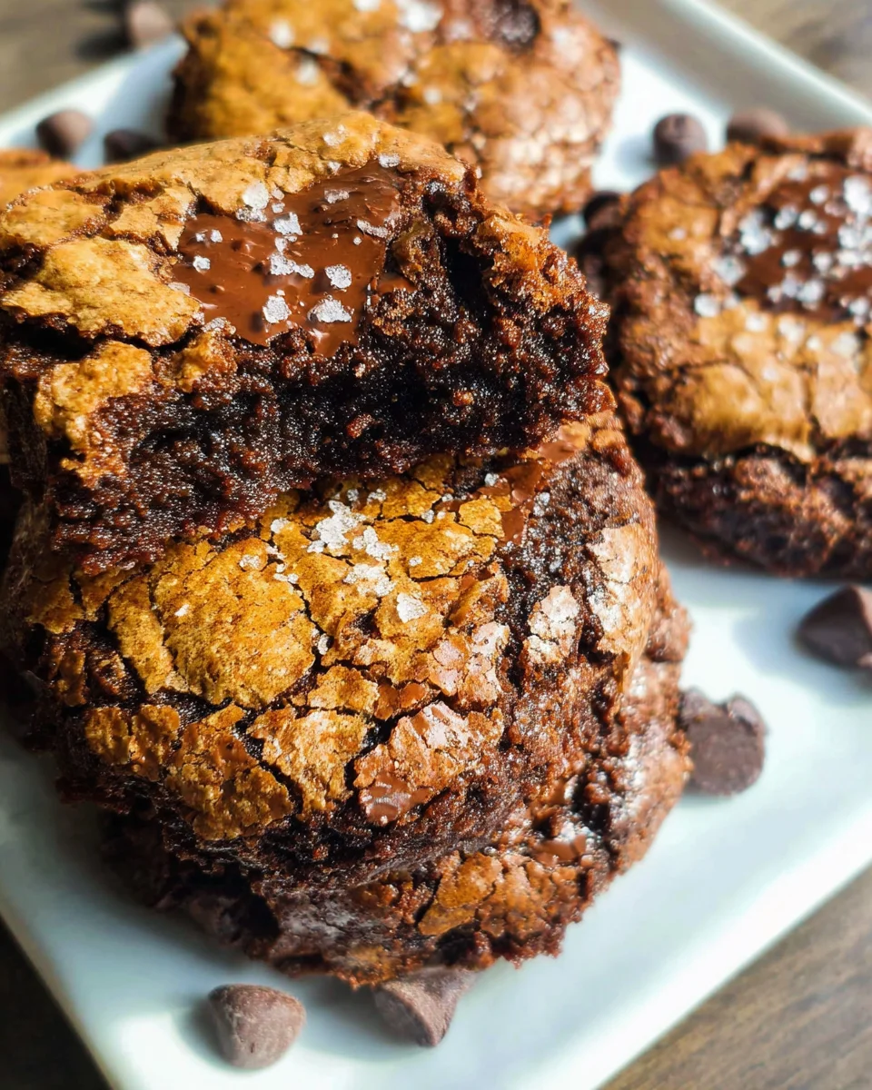 Fudgy Chewy Browkies (Brookies) 21 Fudgy
