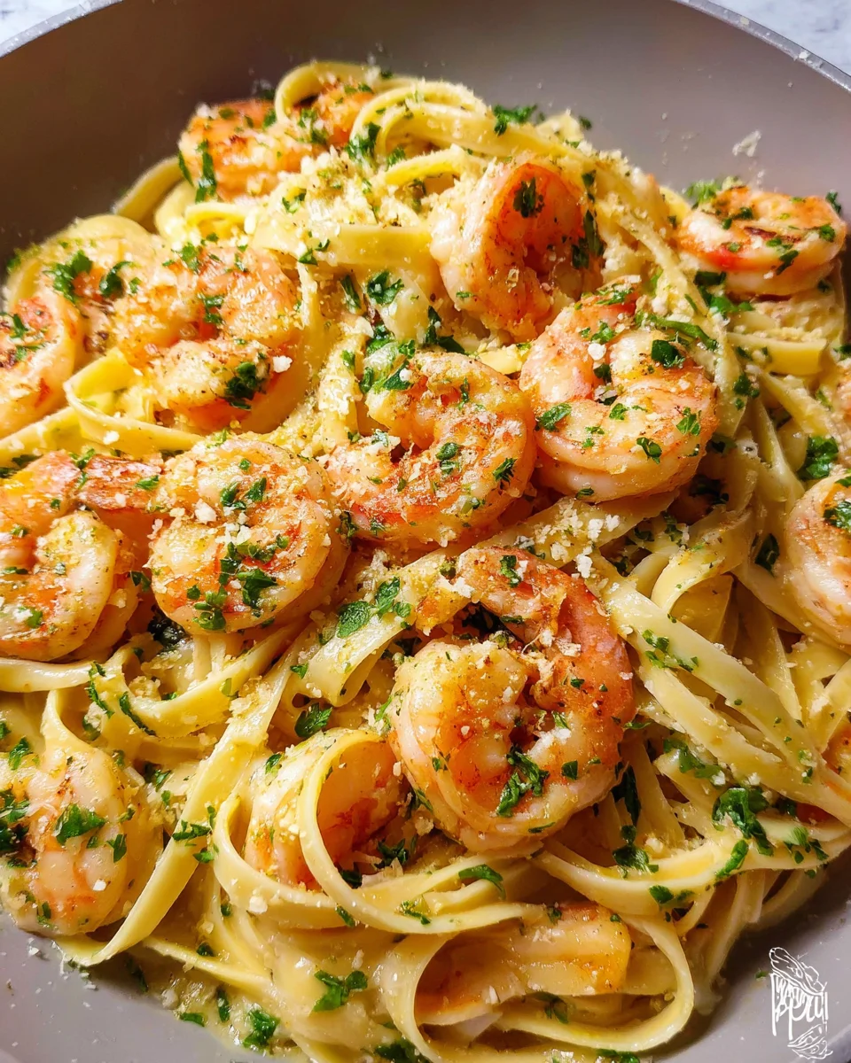 Garlic Butter Shrimp Pasta