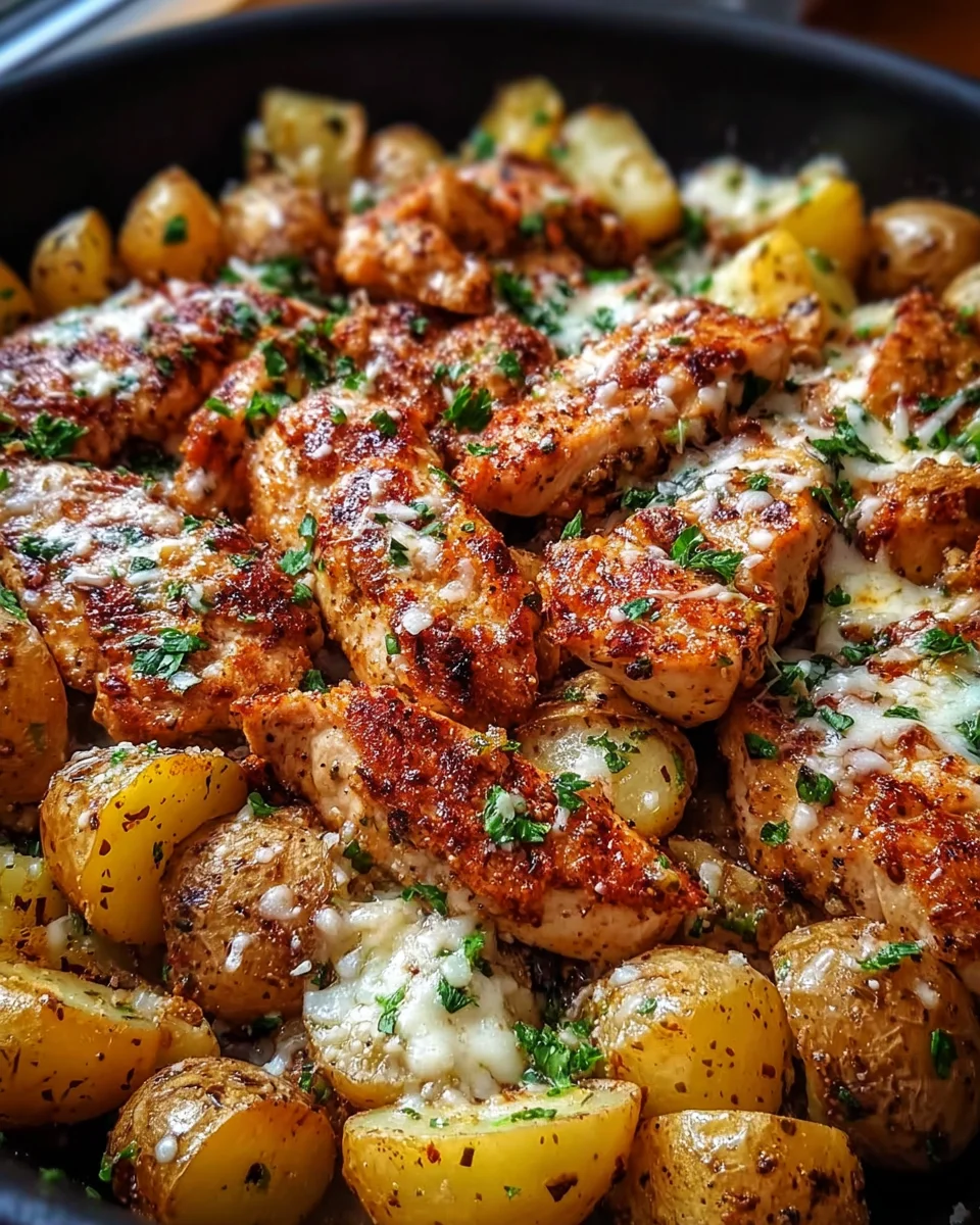 Garlic Parmesan Chicken and Potatoes (One-Pan Dinner) 21 Garlic