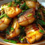 Ginger Onion Fried Sea Bass 21 Ginger Onion Fried Sea Bass