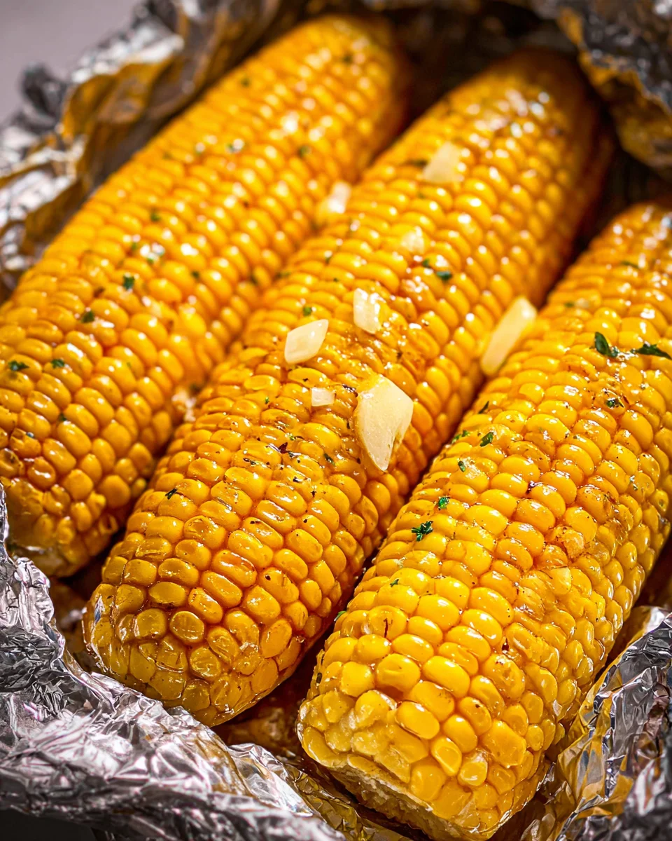 Grilled Corn on the Cob in Foil