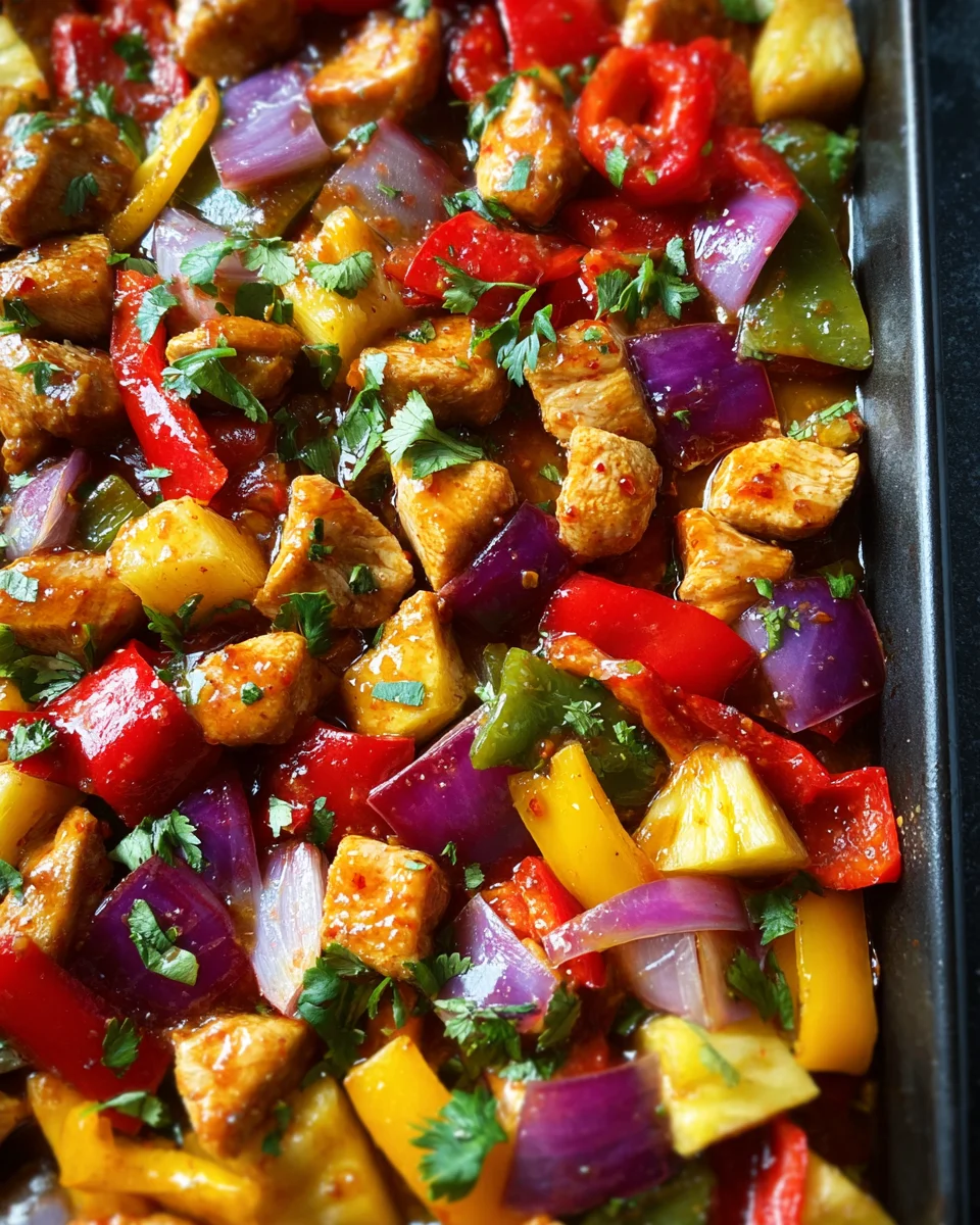 Hawaiian Chicken Sheet Pan 24 Hawaiian