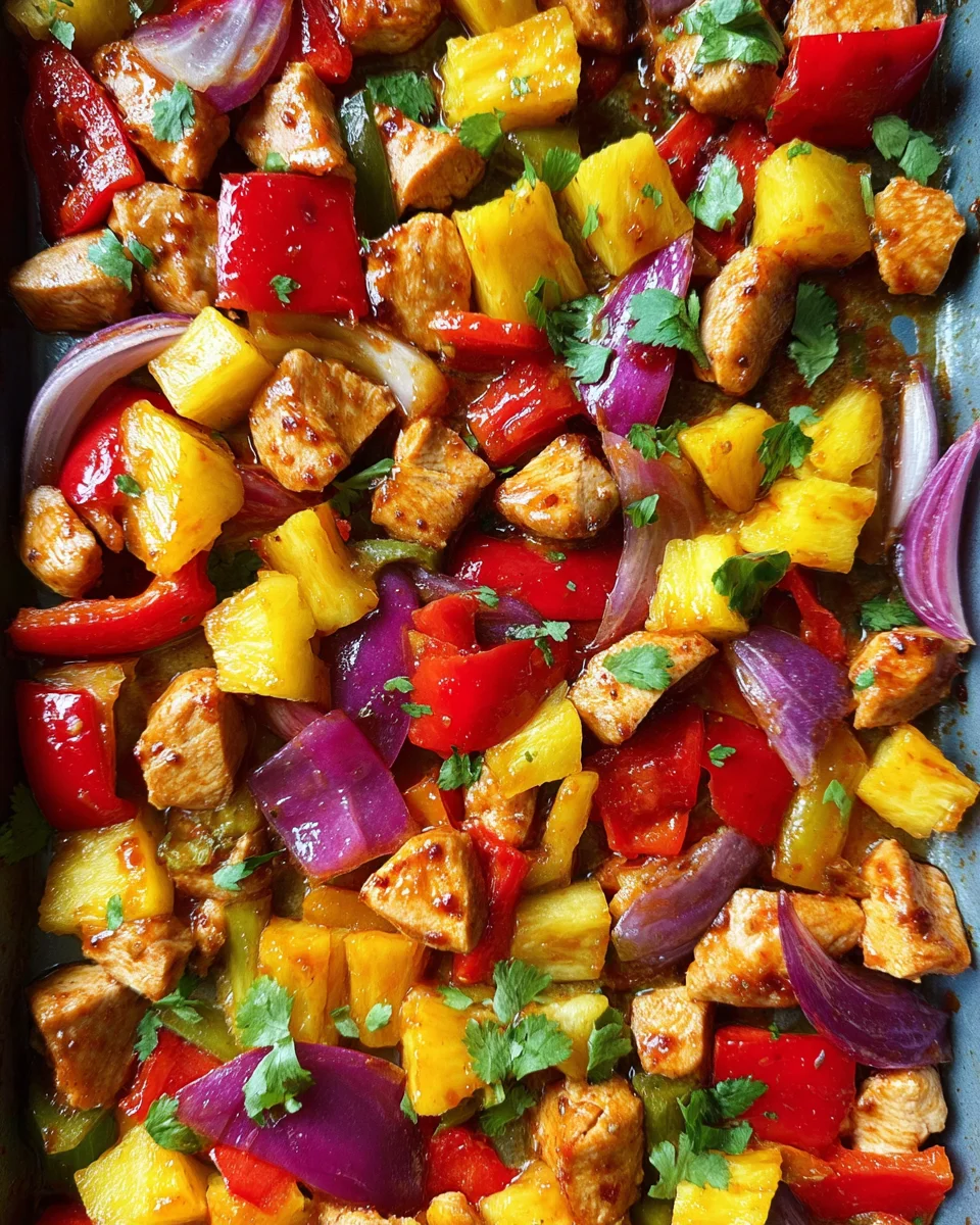 Hawaiian Chicken Sheet Pan 25 Hawaiian