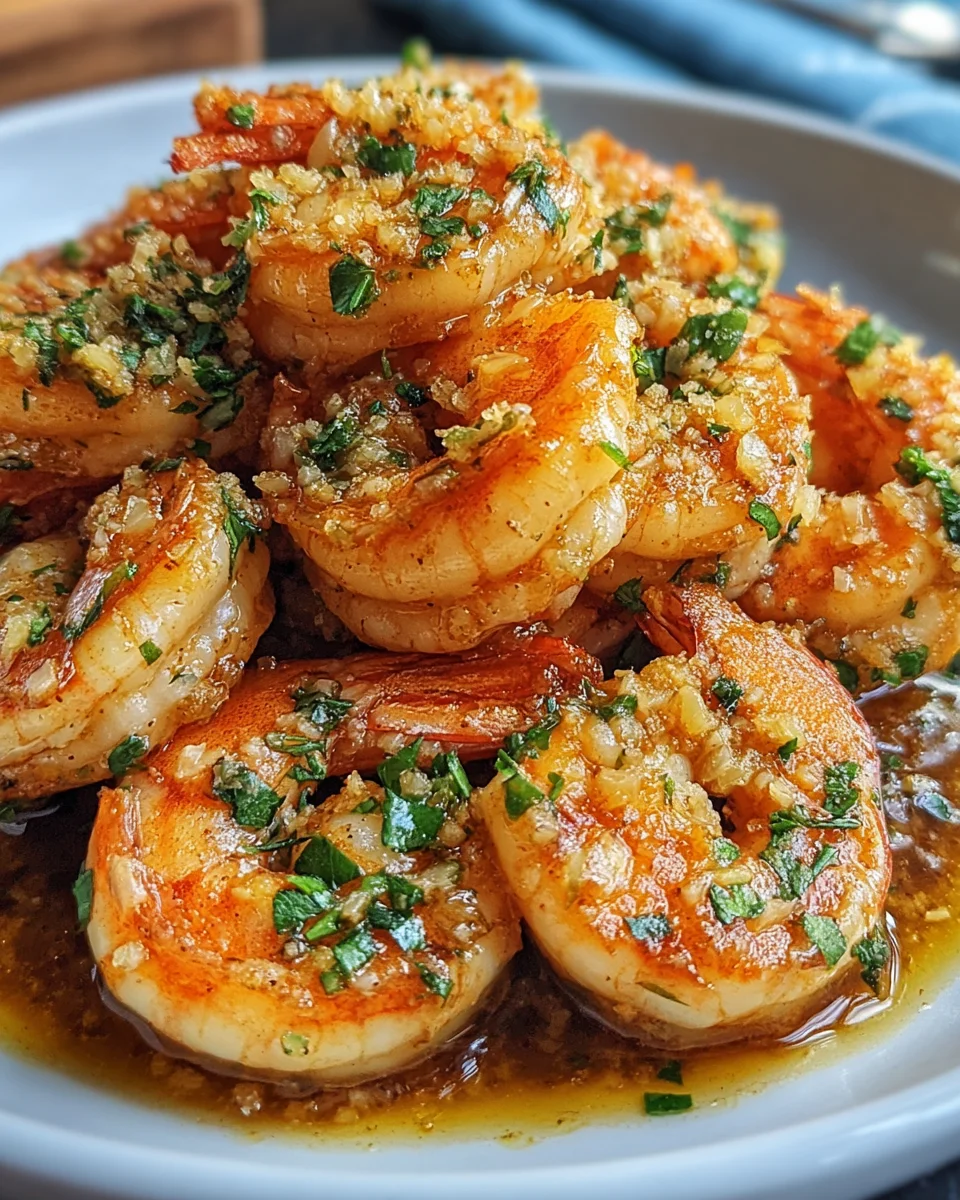 Hawaiian Garlic Shrimp