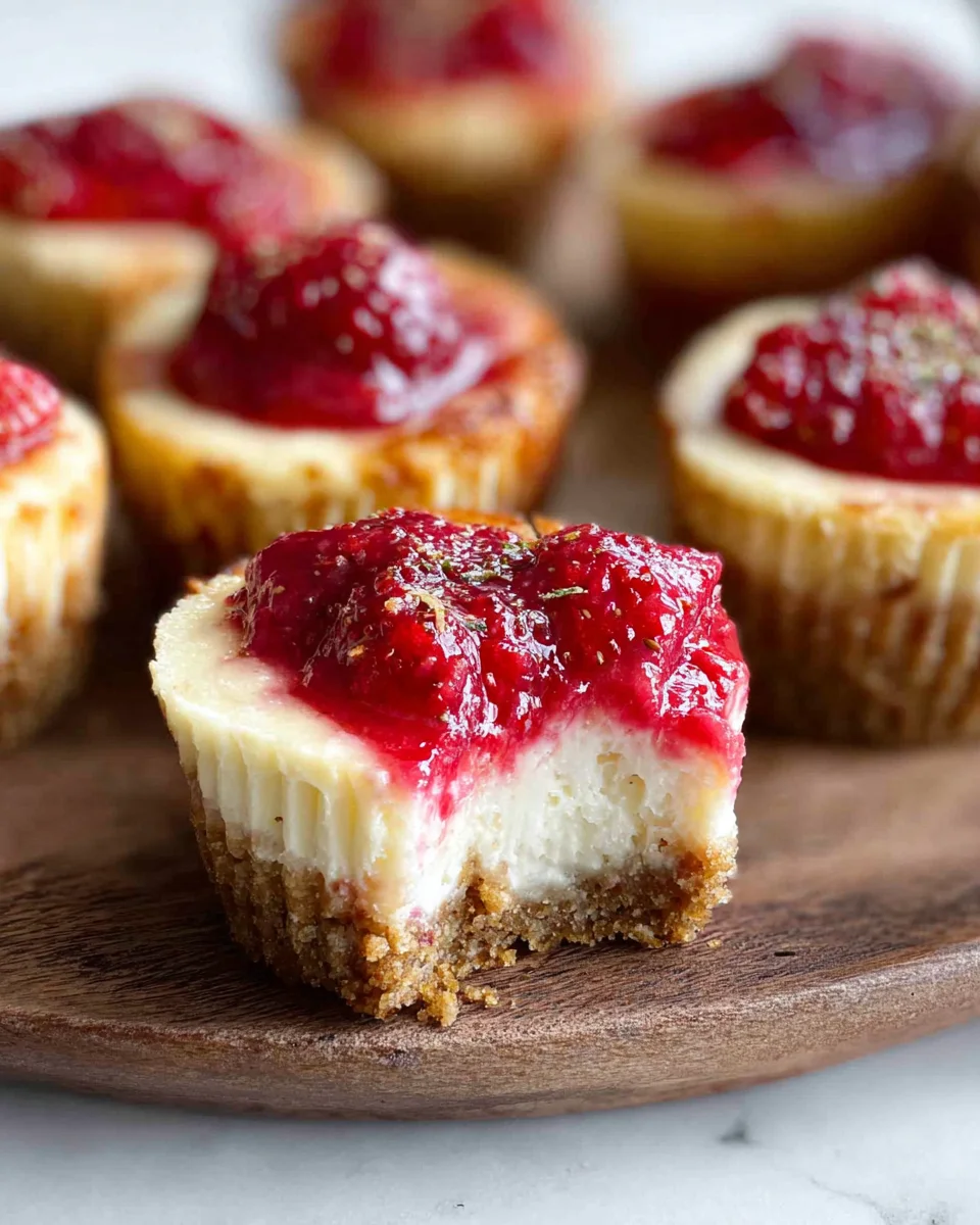 High Protein Healthy Strawberry Cheesecake Bites