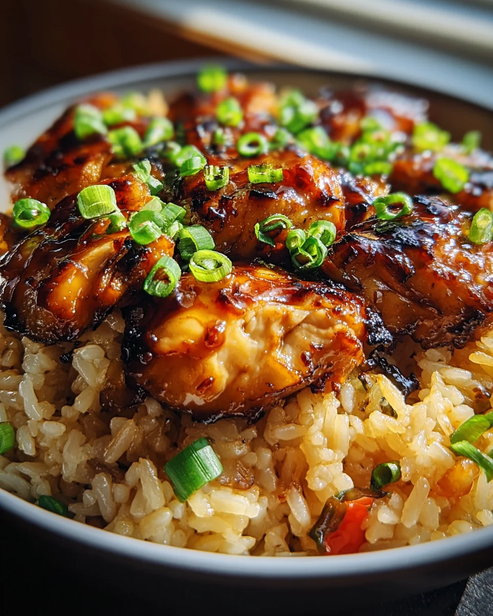 Honey BBQ Chicken Rice 23 Honey