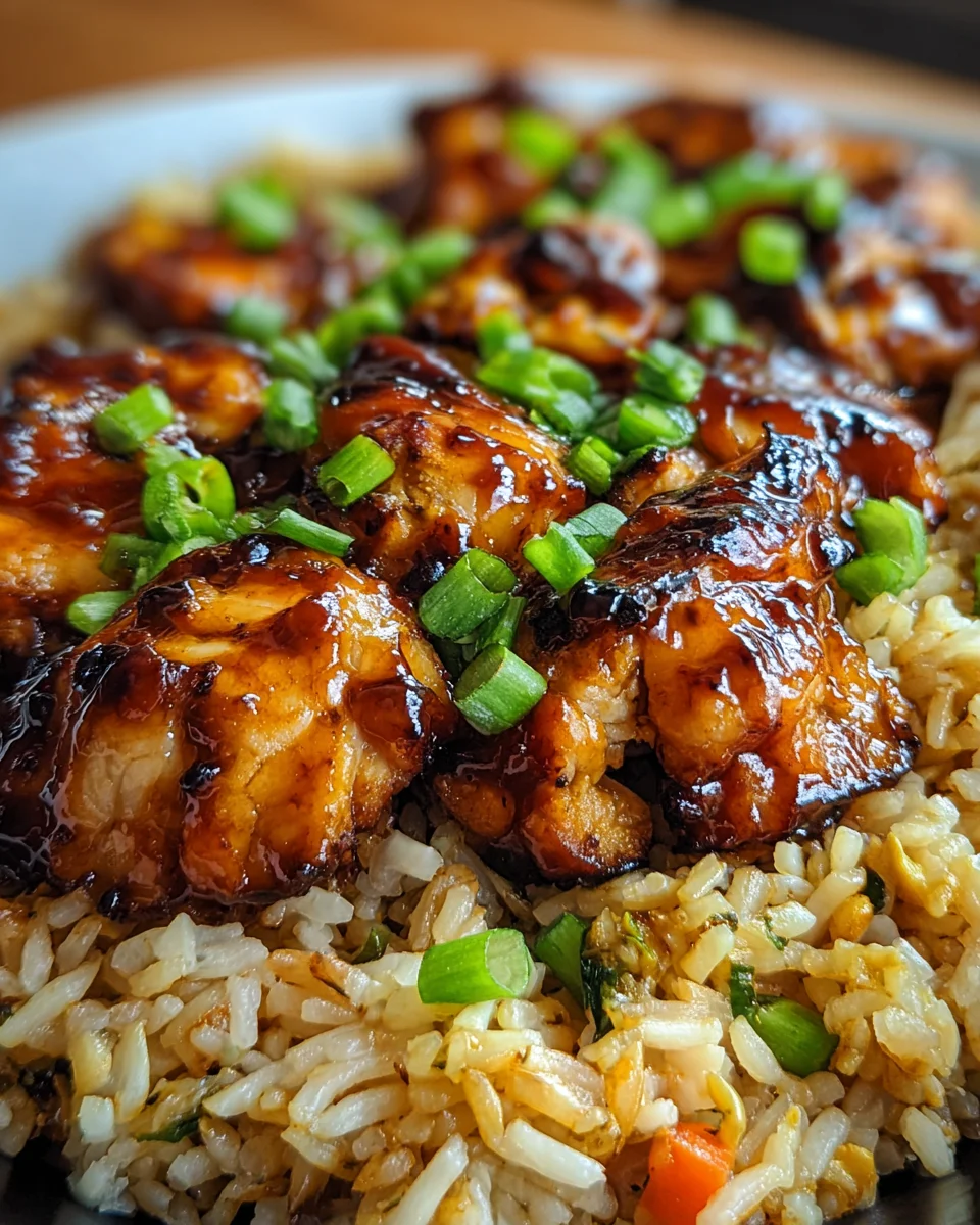 Honey BBQ Chicken Rice 24 Honey