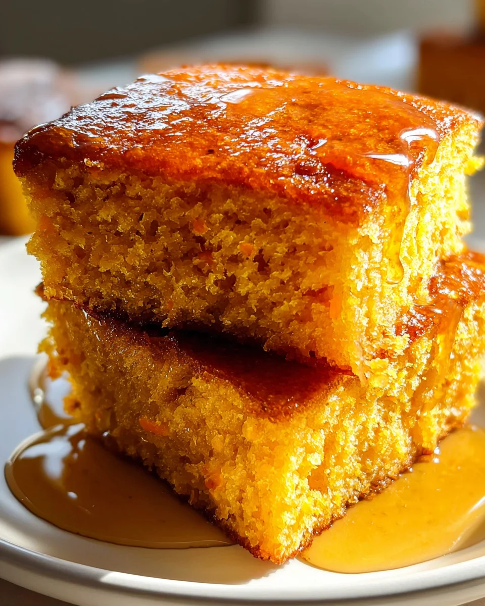 Honey Butter Sweet Potato Cornbread