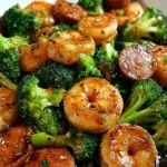 Honey Garlic Shrimp, Sausage, and Broccoli 21 Honey Garlic Shrimp, Sausage, and Broccoli