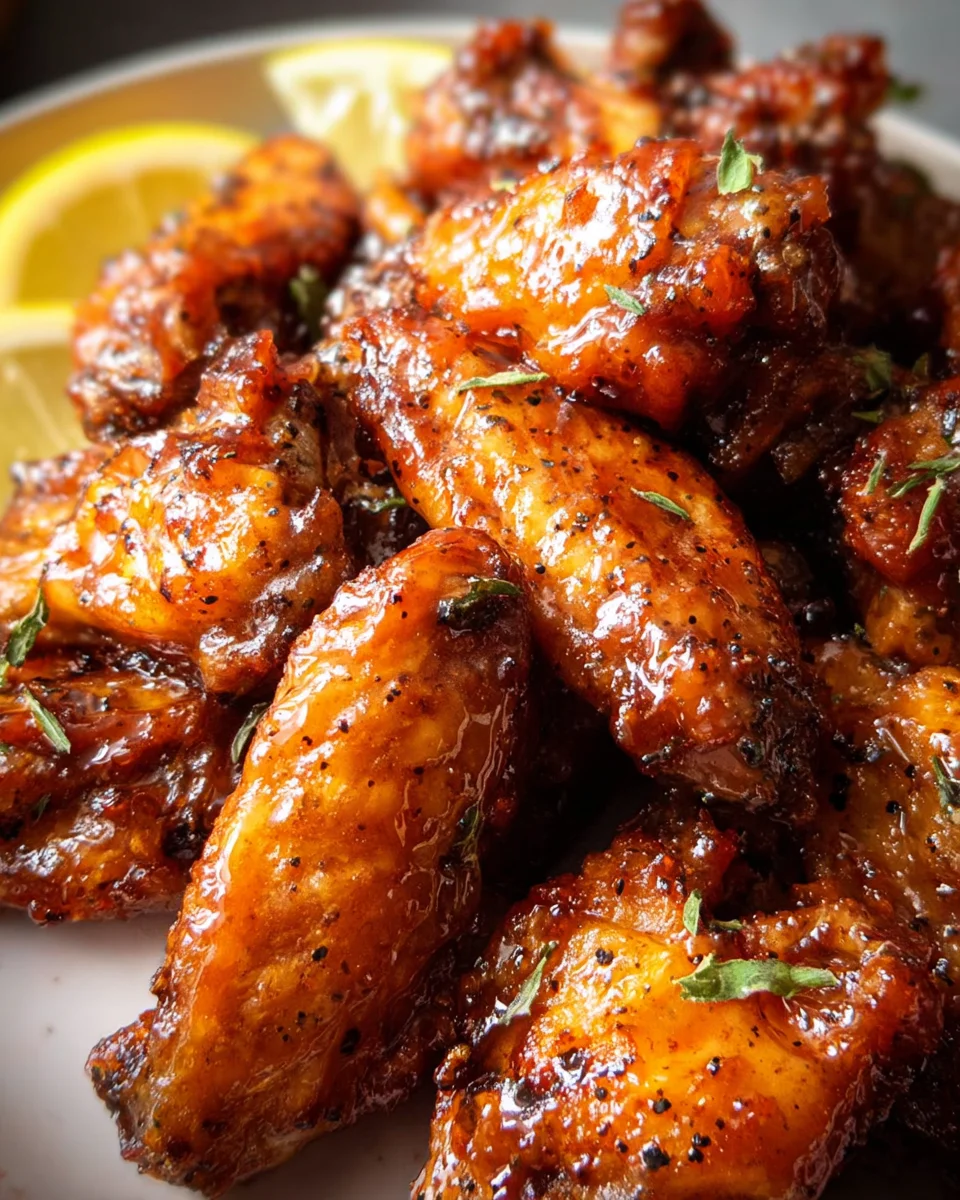 Honey Lemon Pepper Wings