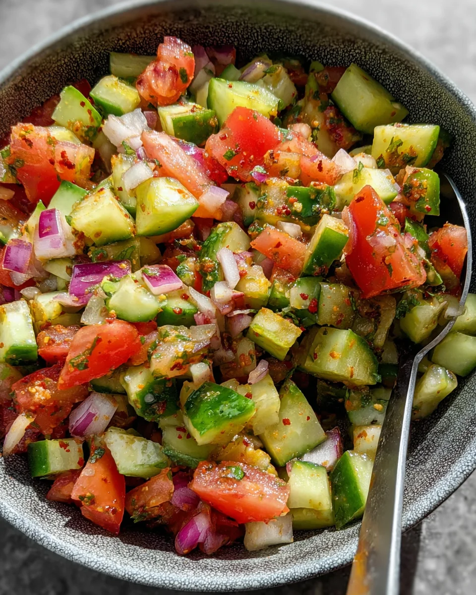 Indian Kachumber Salad