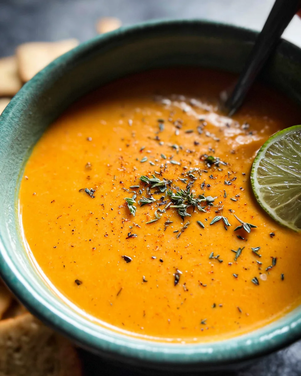 Instant Pot Carrot Ginger Soup (Vegan) 24 Instant
