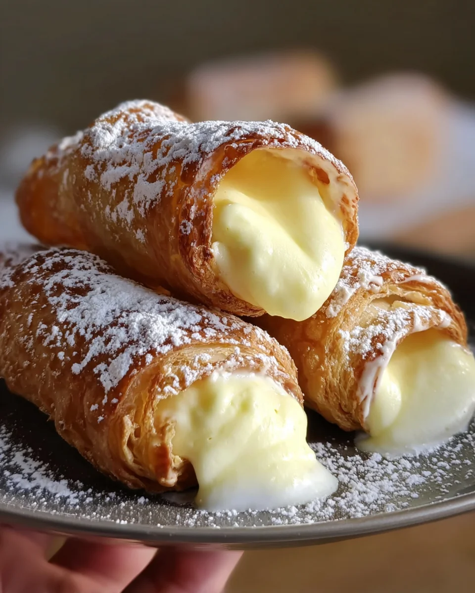 Italian Cream Stuffed Cannoncini 20 Italian
