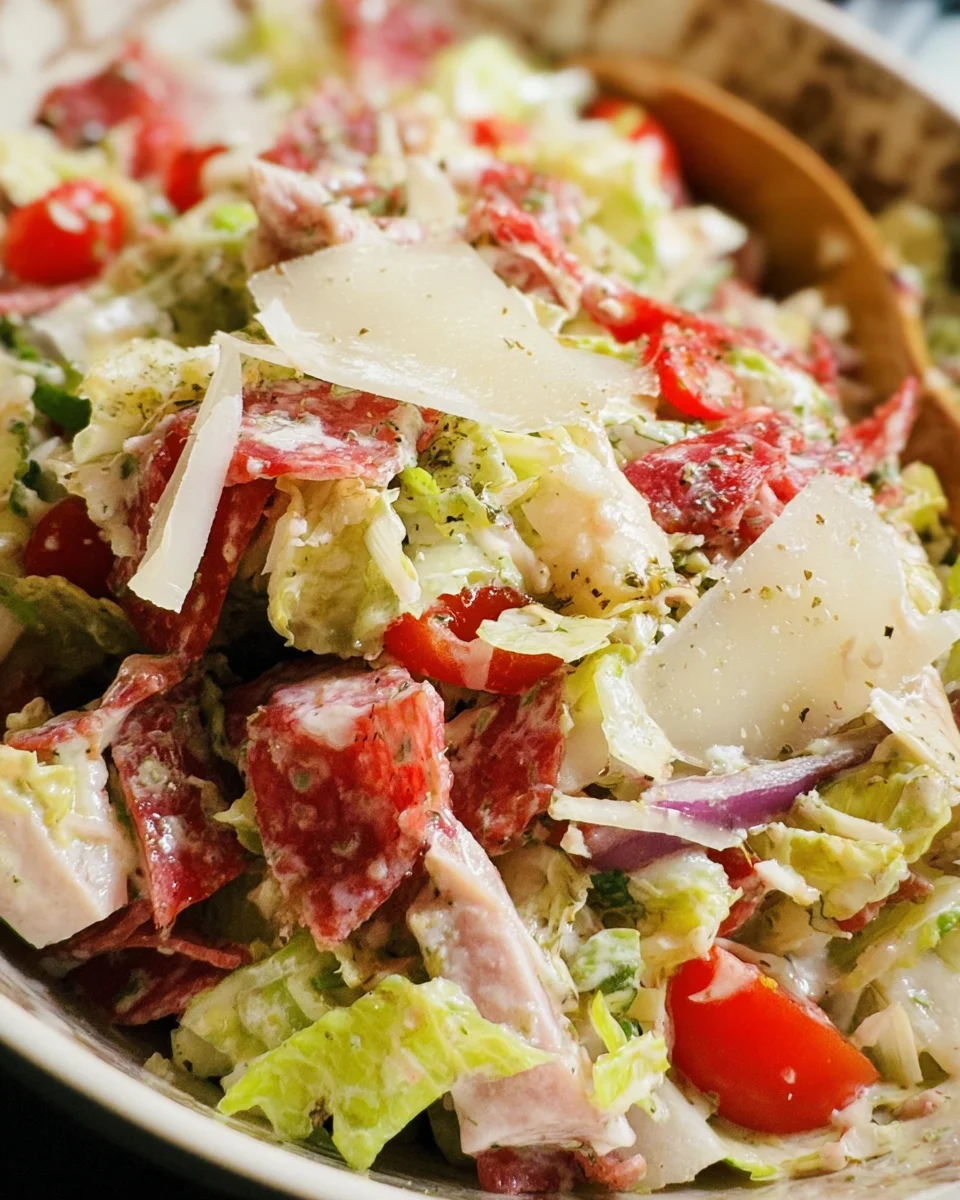 Italian Grinder Salad (Chopped Sub Salad)