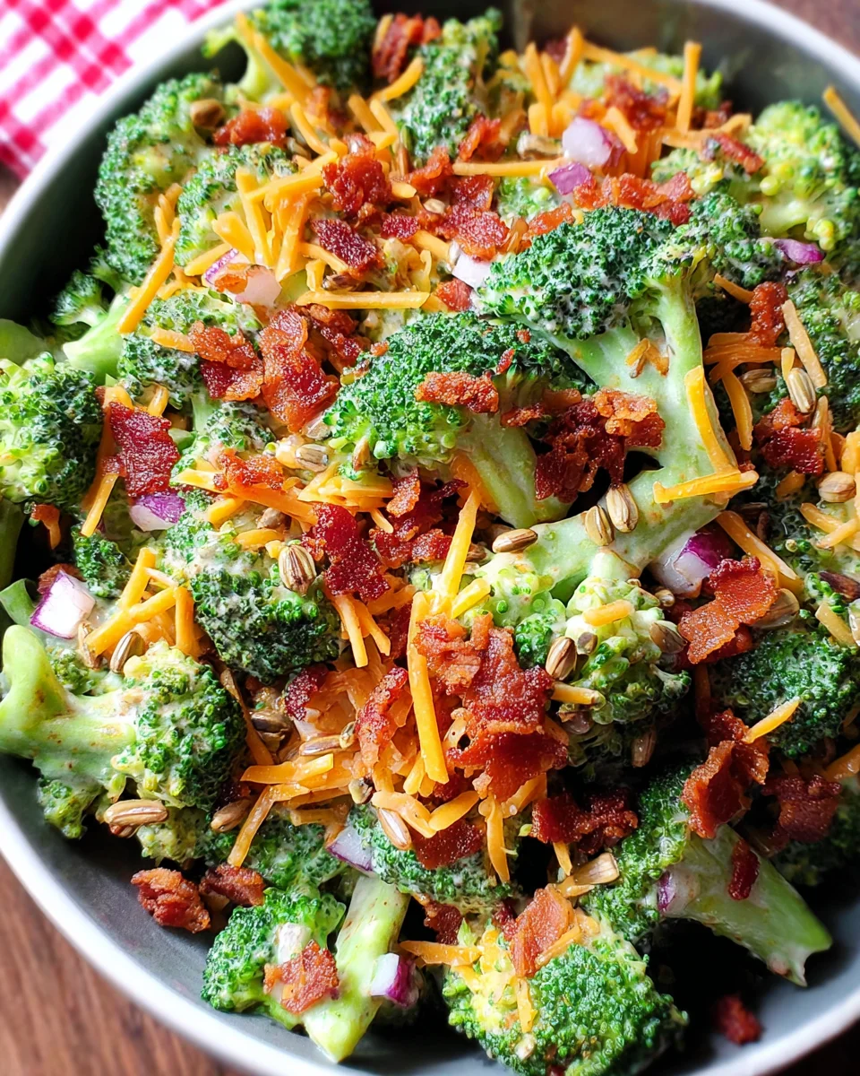 Keto Broccoli Salad Recipe