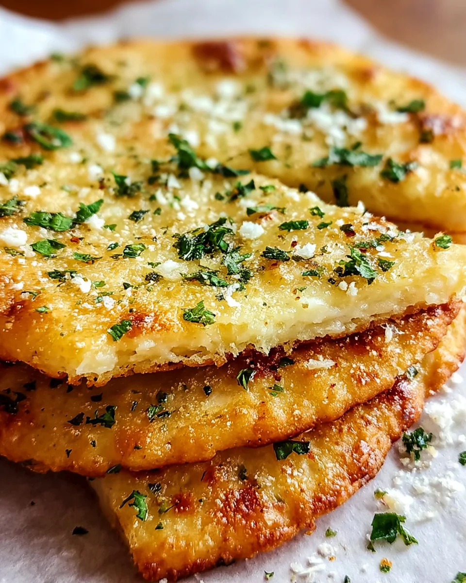 Keto Garlic Flatbread