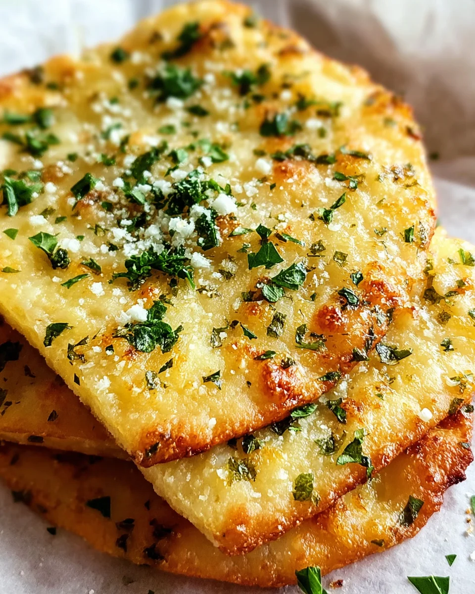 Keto Garlic Flatbread 24 Keto