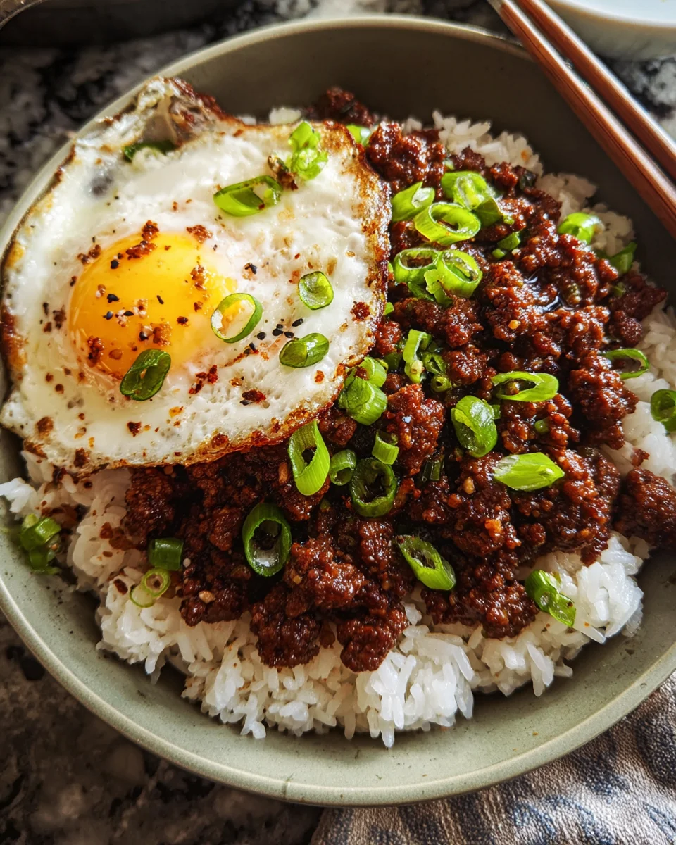 Korean Ground Beef Bowl (25-Minutes) 20 Korean