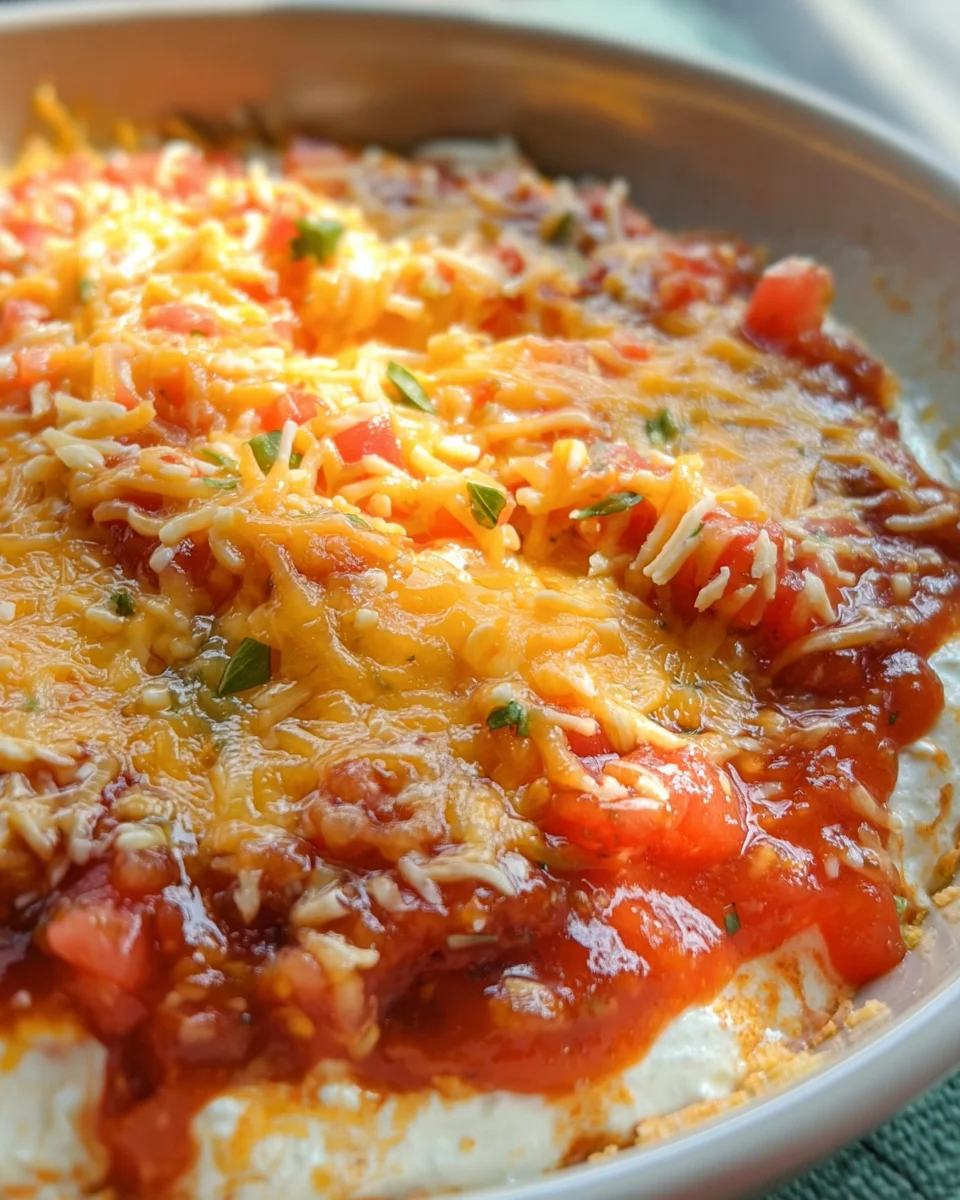 Layered Cream Cheese and Salsa Dip