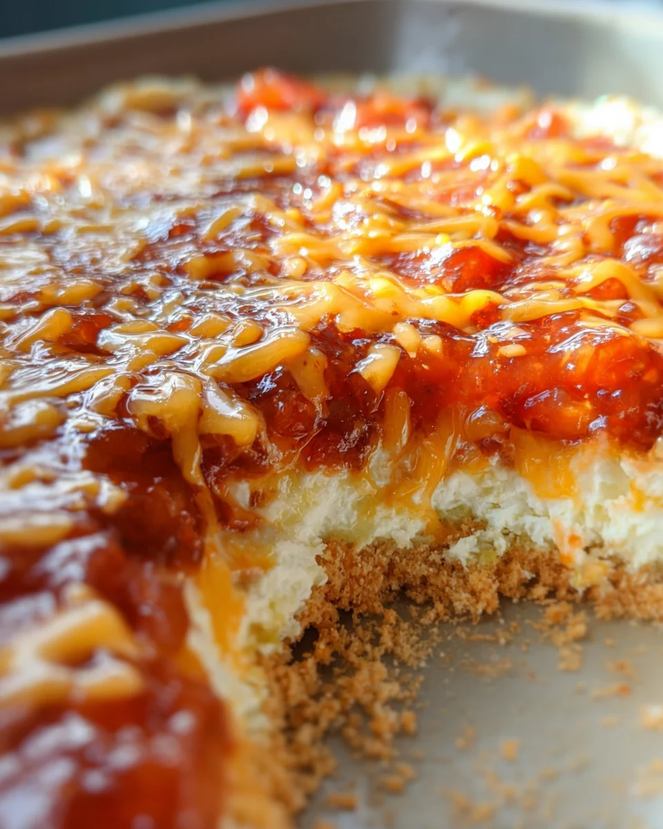 Layered Cream Cheese and Salsa Dip 15 Layered
