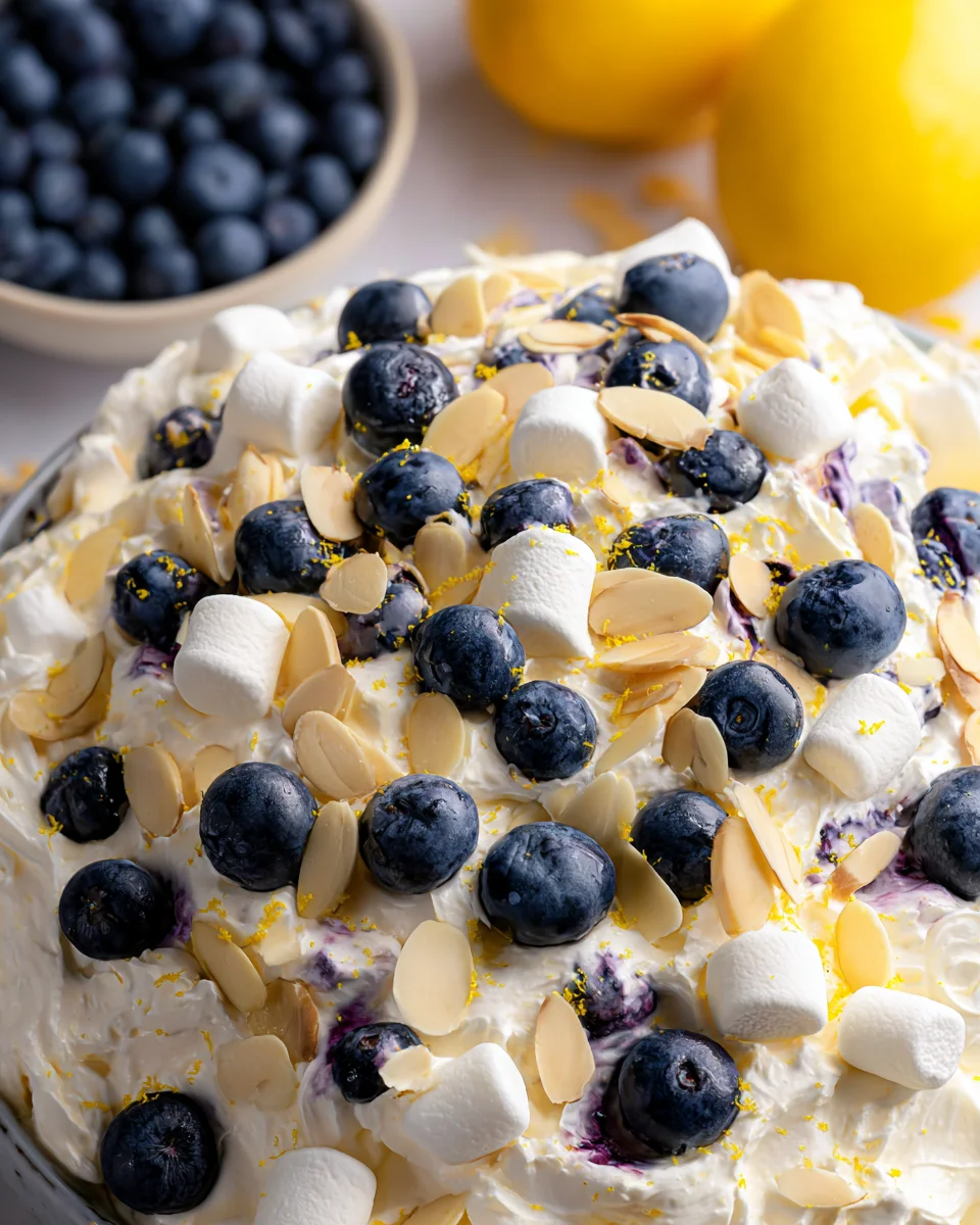 Lemon Blueberry Fluff 17 Lemon
