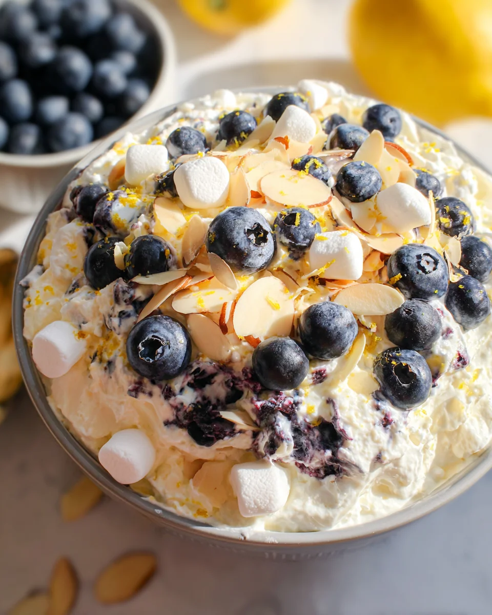 Lemon Blueberry Fluff 18 Lemon